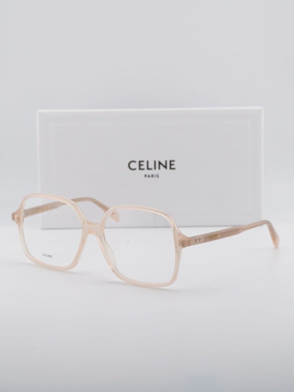 Celine CL50126I 074 Square Eyeglasses 57mm - Gloss Pink